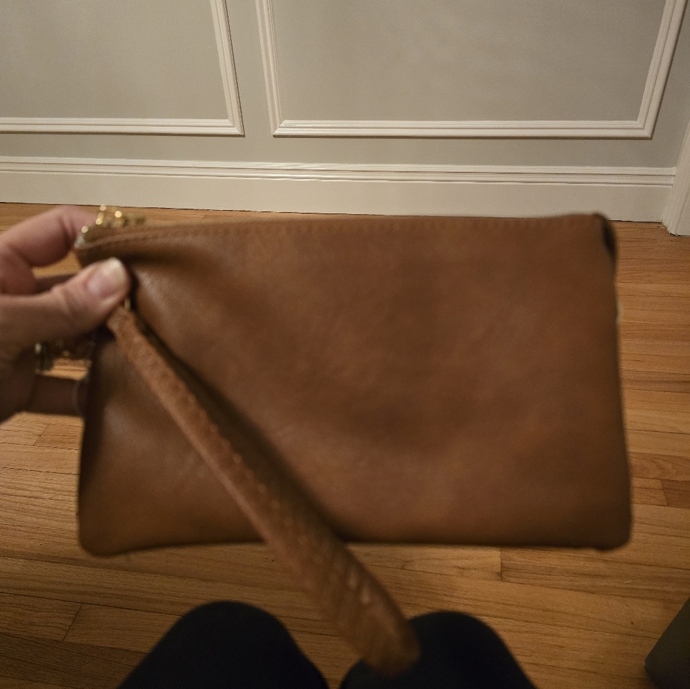 Brown Leather-look Bag